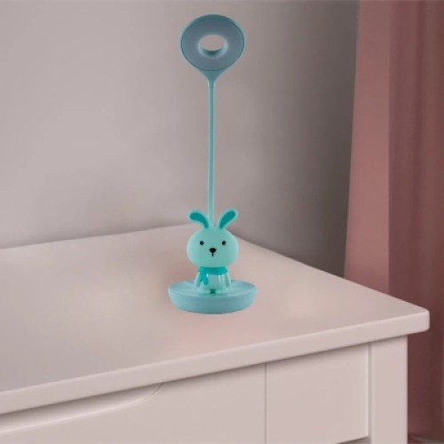 Настольная лампа Kite Bunny LED с аккумулятором, зеленая (K24-492-1-4)