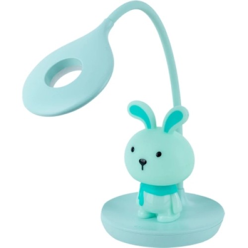 Настольная лампа Kite Bunny LED с аккумулятором, зеленая (K24-492-1-4)