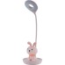 Настольная лампа Kite Bunny LED с аккумулятором, розовая (K24-492-1-2)