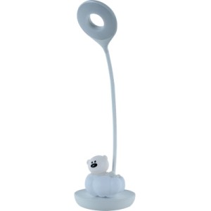 Настільна лампа Kite Cloudy Bear LED з акумулятором, біла (K24-493-2-1)