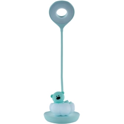 Настольная лампа Kite Cloudy Bear LED с аккумулятором, зеленая (K24-493-2-4)