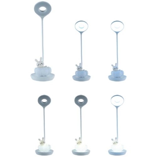 Настольная лампа Kite Cloudy Bunny LED с аккумулятором, белая (K24-493-1-1)