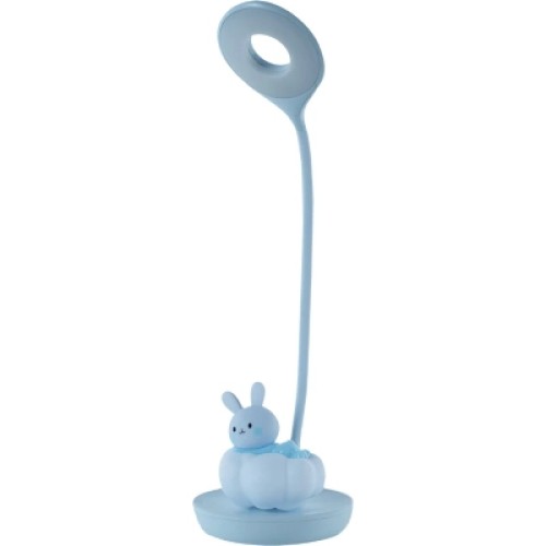 Настольная лампа Kite Cloudy Bunny LED с аккумулятором, голубая (K24-493-1-3)