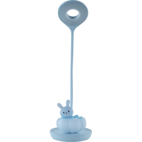 Настольная лампа Kite Cloudy Bunny LED с аккумулятором, голубая (K24-493-1-3)