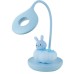 Настольная лампа Kite Cloudy Bunny LED с аккумулятором, голубая (K24-493-1-3)