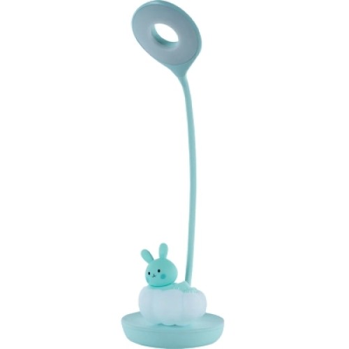 Настольная лампа Kite Cloudy Bunny LED с аккумулятором, зеленая (K24-493-1-4)
