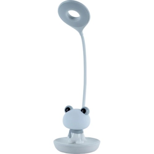 Настольная лампа Kite Froggy LED с аккумулятором, белая (K24-492-3-1)