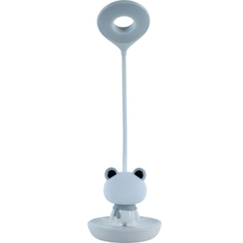Настольная лампа Kite Froggy LED с аккумулятором, белая (K24-492-3-1)