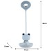 Настольная лампа Kite Froggy LED с аккумулятором, белая (K24-492-3-1)