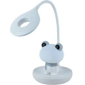 Настольная лампа Kite Froggy LED с аккумулятором, белая (K24-492-3-1)