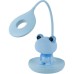 Настольная лампа Kite Froggy LED с аккумулятором, голубая (K24-492-3-3)
