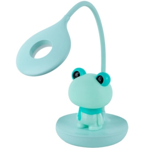 Настольная лампа Kite Froggy LED с аккумулятором, зеленая (K24-492-3-4)