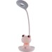 Настольная лампа Kite Froggy LED с аккумулятором, розовая (K24-492-3-2)