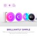 Система жидкостного охлаждения NZXT Kraken Elite RGB 360mm AIO (RL-KR36E-W2)