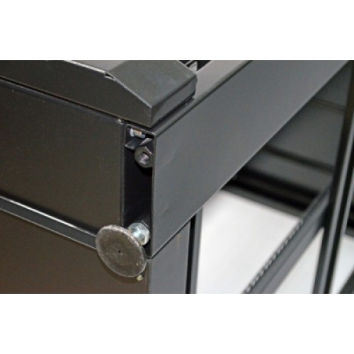Шкаф напольный CMS 28U 19" 610x1055mm усиленная (UA-MGSE28610MB)