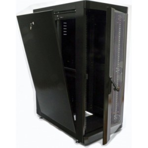 Шкаф напольный CMS 28U 19" 610x1055mm усиленная (UA-MGSE28610MB)