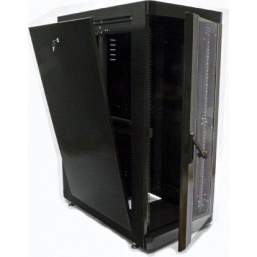 Шкаф напольный CMS 28U 19" 610x1055mm усиленная (UA-MGSE28610MB)