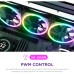 Кулер для корпуса NZXT F120RGB Duo-120mm Dual-sideRGB Fan-Tripl (RF-D12TF-B1)