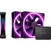 Кулер для корпуса NZXT F120RGB Duo-120mm Dual-sideRGB Fan-Tripl (RF-D12TF-B1)
