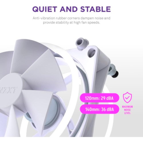 Кулер для корпуса NZXT F120RGB Duo-120mm Dual-sideRGB Fan-Tripl (RF-D12TF-W1)