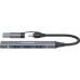 Концентратор Canyon hub DS-02 4in1 USB-A/C Grey (CNS-TDS02G)