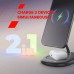 Зарядное устройство Canyon wireless charger WCS-205 15W Qi2 2in1 Black (CNS-WCS205B)