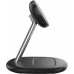 Зарядное устройство Canyon wireless charger WCS-205 15W Qi2 2in1 Black (CNS-WCS205B)