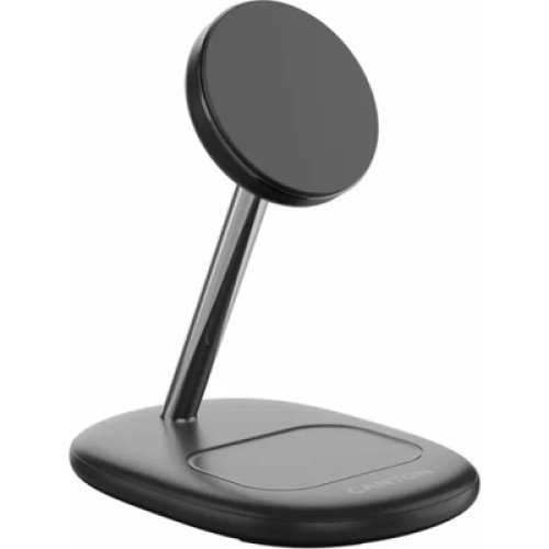 Зарядное устройство Canyon wireless charger WCS-205 15W Qi2 2in1 w/o adapter Black (CNS-WCS205BW/A)
