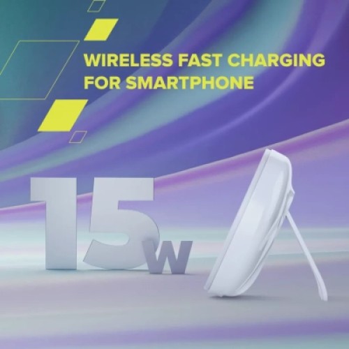 Зарядное устройство Canyon wireless charger WS-105 15W Qi2 White (CNS-WCS105W)