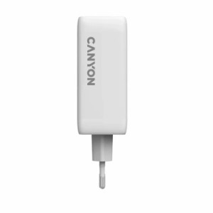 Зарядное устройство Canyon CU100ACC GaN 100W 3xPD 1xQC EU White (CNS-CUW100ACC)
