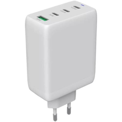 Зарядное устройство Canyon CU100ACC GaN 100W 3xPD 1xQC EU White (CNS-CUW100ACC)