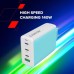 Зарядное устройство Canyon CU140ACC GaN 150W 3xPD 1xQC EU White (CNS-CUW140ACC)