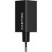Зарядное устройство Canyon HEXAGON 65 GaN 65W 2xPD 1xQC EU Black (CND-CHAHEX65B)