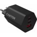 Зарядное устройство Canyon HEXAGON 65 GaN 65W 2xPD 1xQC EU Black (CND-CHAHEX65B)