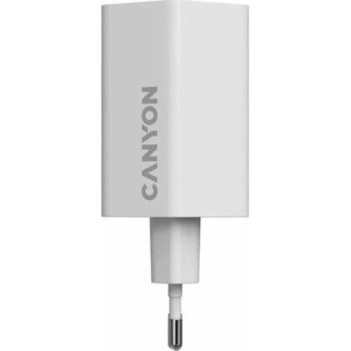 Зарядное устройство Canyon HEXAGON 65 GaN 65W 2xPD 1xQC EU White (CND-CHAHEX65W)