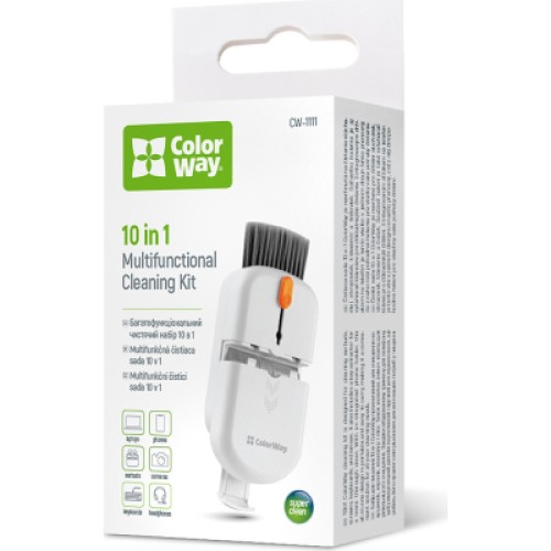 Универсальный чистящий набор ColorWay Cleaning Kit, Multifunctional, 10 in 1 (CW-1111)