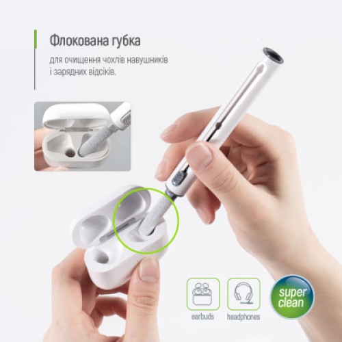 Универсальный чистящий набор ColorWay Cleaning Pen, for Earphones, 3 in 1 (CW-1131)