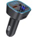 FM модулятор Vortex VO2101 USB QC3.0/USB OTG/microSD Black (VO2101)