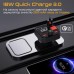FM модулятор Promate PowerTune 30w USB-A OTG/USB-A QC3.0/USB-C BLACK (powertune-30w.black)