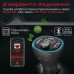 FM модулятор Promate PowerTune 38w USB-A OTG/USB-A QC3.0/USB-C PD Black (powertune-38w.black)