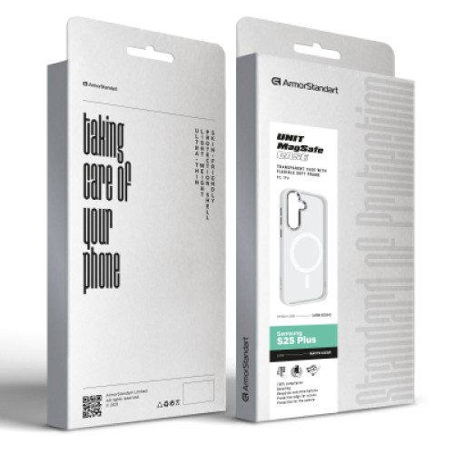 Чехол для мобильного телефона Armorstandart Unit MagSafe Samsung S25 Plus Matte Clear Silver (ARM82264)