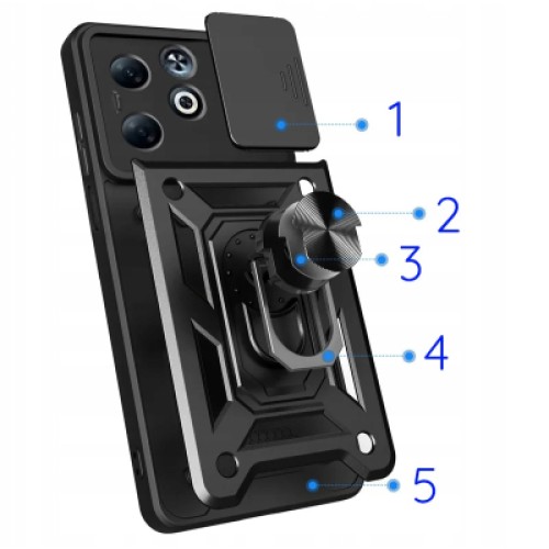 Чехол для мобильного телефона BeCover Military Infinix Smart 9 (X6532) Black (713049)