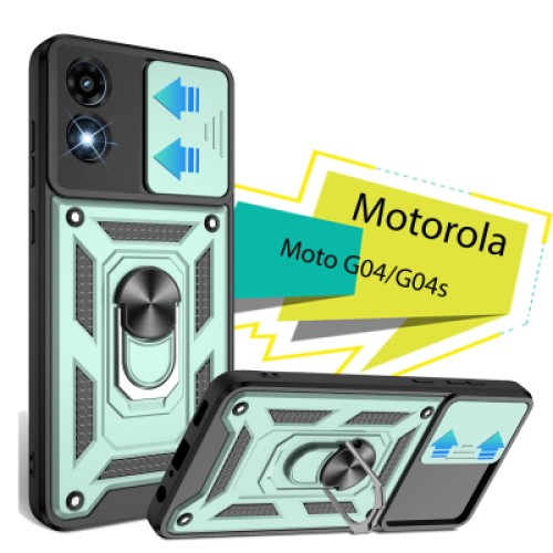 Чехол для мобильного телефона BeCover Military Motorola Moto G04/G04s Dark Green (713064)