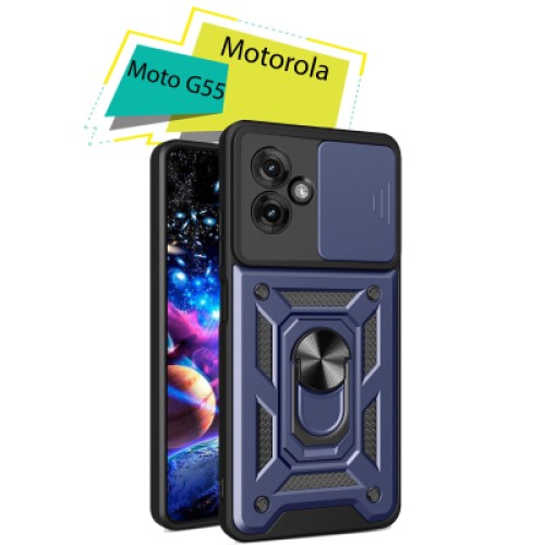 Чехол для мобильного телефона BeCover Military Motorola Moto G55 Blue (713057)