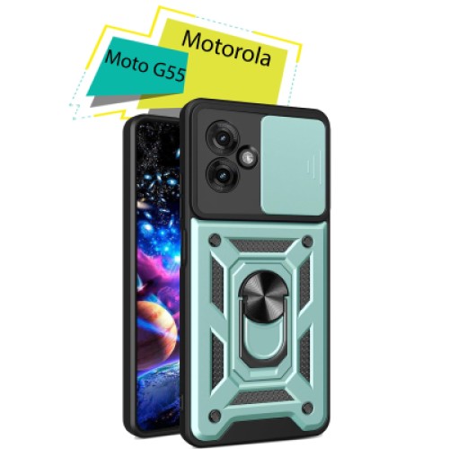 Чехол для мобильного телефона BeCover Military Motorola Moto G55 Dark Green (713058)