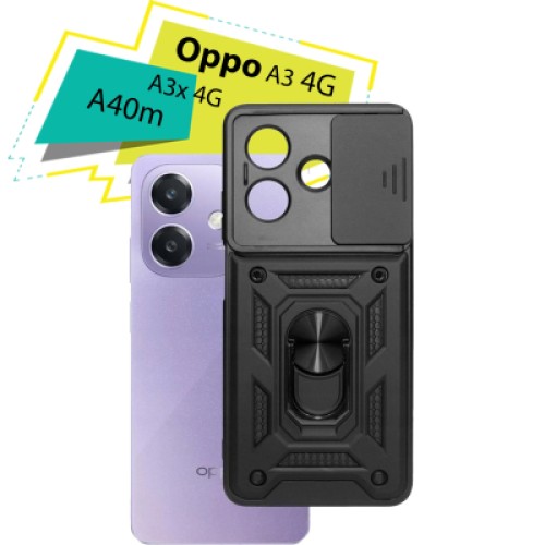 Чехол для мобильного телефона BeCover Military Oppo A3 4G / А3х 4G / A40m Black (713077)