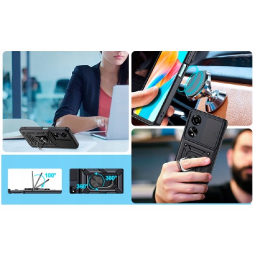 Чехол для мобильного телефона BeCover Military Oppo A60 Black (713078)