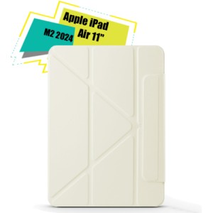 Чехол для планшета BeCover Ultra Slim Origami Magnetic Apple iPad Air 11" M2/M3 (2024/2025) Beige (712957)