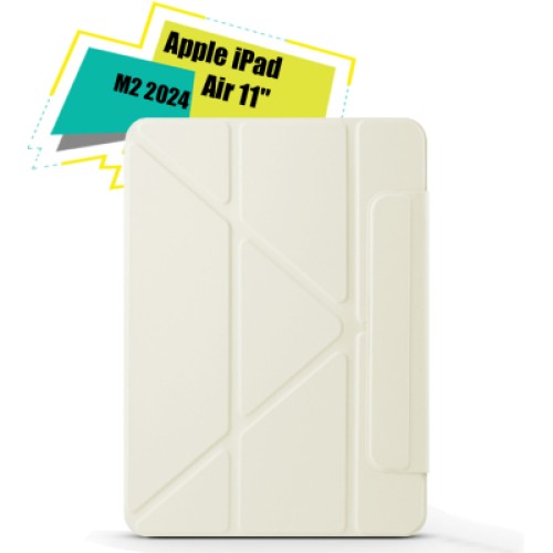 Чехол для планшета BeCover Ultra Slim Origami Magnetic Apple iPad Air 11" M2/M3 (2024/2025) Beige (712957)