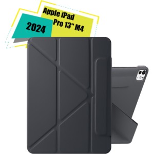 Чехол для планшета BeCover Ultra Slim Origami Magnetic Apple iPad Pro 13" M4 2024 Black (712964)